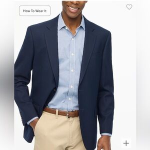 J Crew Men’s Navy Thompson university blazer